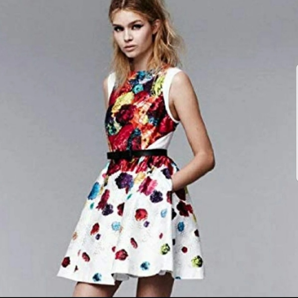 Floral A-Line Dress